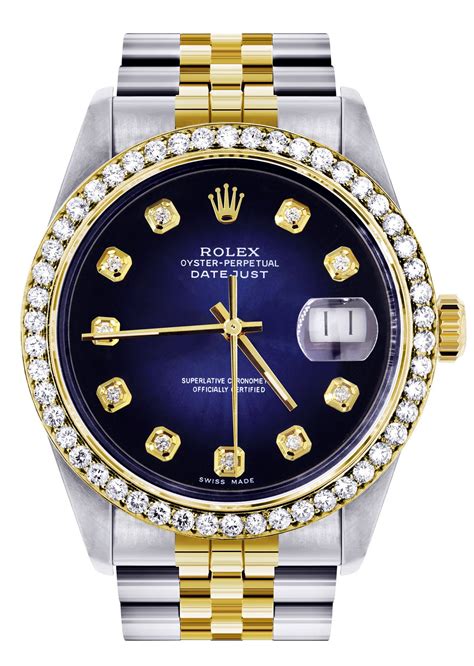 rolex women datejust blue gold|rolex datejust blue dial 36mm.